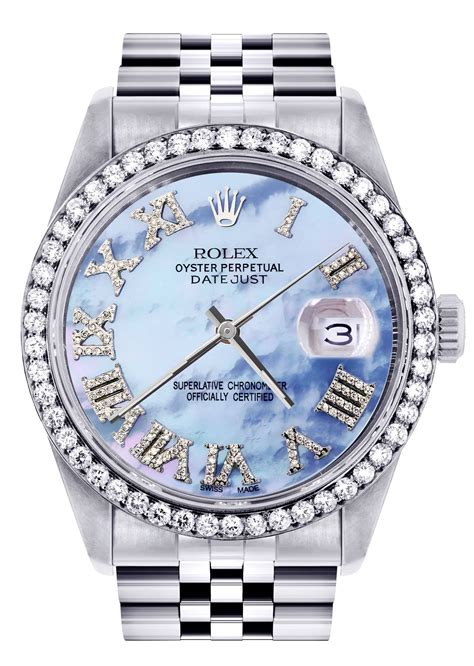 rolex datejust 36 mother of pearl|rolex datejust 36mm diamond bezel.